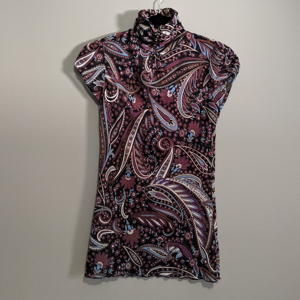 2 for 10 Zara | paisley sheer top